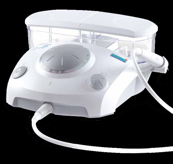 lights up Easy to fill even during a procedure Irrigate and dry at the touch of a button Stress-free cleaning and