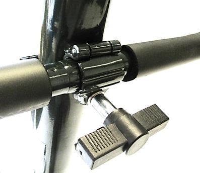 Starting with the right-hand pedal arm (H), stamped "R", identify the right-hand pedal (10), which is identified by having a right-hand thread (this is the usual type rotate right