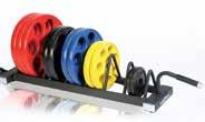 Storage hooks, suspension loops and power band pegs offered as standard features.