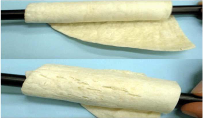Rollability/Foldability/Flexibility Protein is important Low Protein Content (<9%) Tortilla cracks easily Larger diameters Protein content