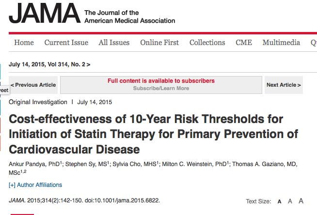 *Caveat The Good News If Guidelines Followed Compared to ATP-III guidelines and based on NHANES data 500,000 strokes, MI, and CV deaths over 10 years
