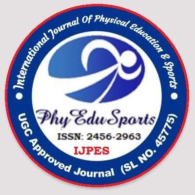 International Journal of Physical Education and Sports www.phyedusports.in Volume: 2, Issue: 12, Pages: 25-29, Year: 2017 Impact Factor: 3.