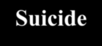 Suicide 1) In the United States, in 2006, 33,300 persons committed suicide and well over 30,000 suicide each year before that. Five years later (2011) ese número aumento a 41,149.