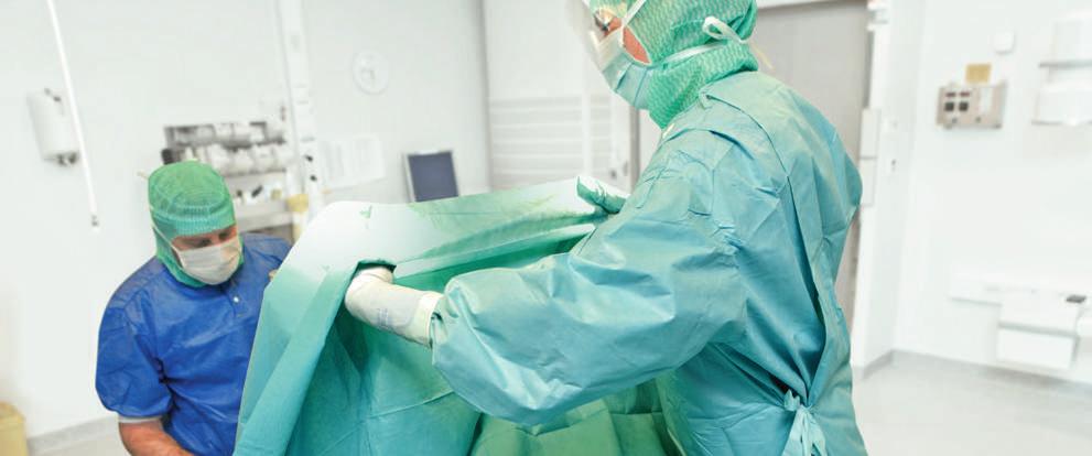 Drapes The BARRIER Laparoscopy range is designed to meet the specifc needs of laparoscopic surgery.