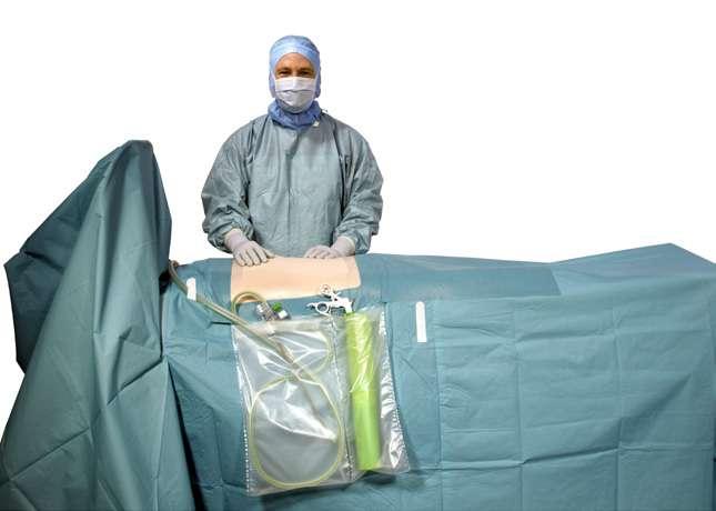 optimal safety and effciency. Our new drapes demonstrate the attention to detail that we regard as essential in meeting the stringent needs of laparoscopic surgery.