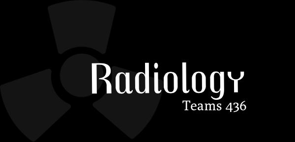 Radiology Investigations.