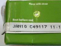 The purpose of date marking is to give the consumer a date which will provide information about the expected quality of