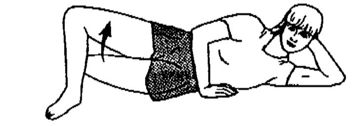 Alternative Hip Adduction Exercise: Lie on your side. Bring your top leg forward and let your foot rest on the floor in front of you. Lift your bottom leg towards the ceiling.