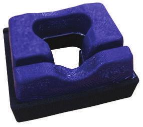 access through side channels or from the bottom of the headrest Set includes Adult Face Rest, with Medium, Large and X-Large Base 70-2016H Adult, Medium 10 x.625 x 9 x 4.