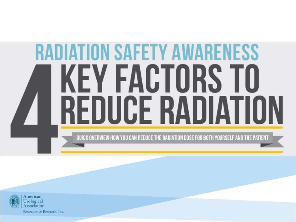 MCQ Q3 Radiation exposure reduction techniques include all the following, except: A.