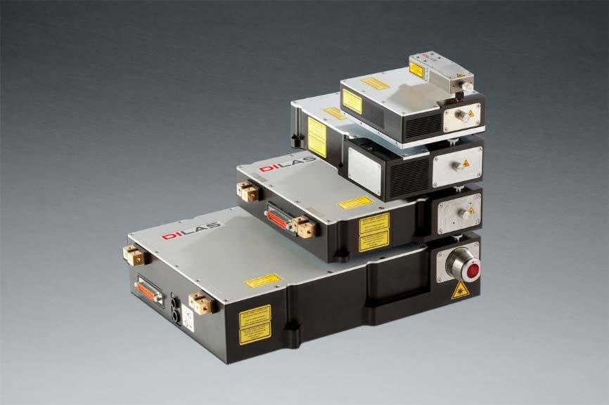 In terms of output power, a typical, individual diode laser emitter might produce at most a few watts (~5-15 W). However, a well-established modular architecture enables easy scaling to high powers.