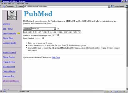 PubMed offers easy search