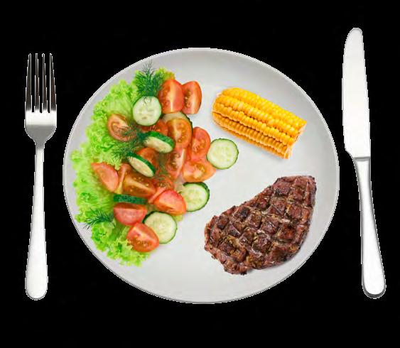 Build balanced meals Use this guide to build balanced meals, regardless of where you are, as it will help you to control your portion sizes and your total intake of