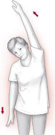Neck Stretches Stretches the neck, shoulders, and upper back Stretch front: Starting from a neutral position, stretch your neck downward with your chin toward your chest. Hold for 10 to 30 seconds.