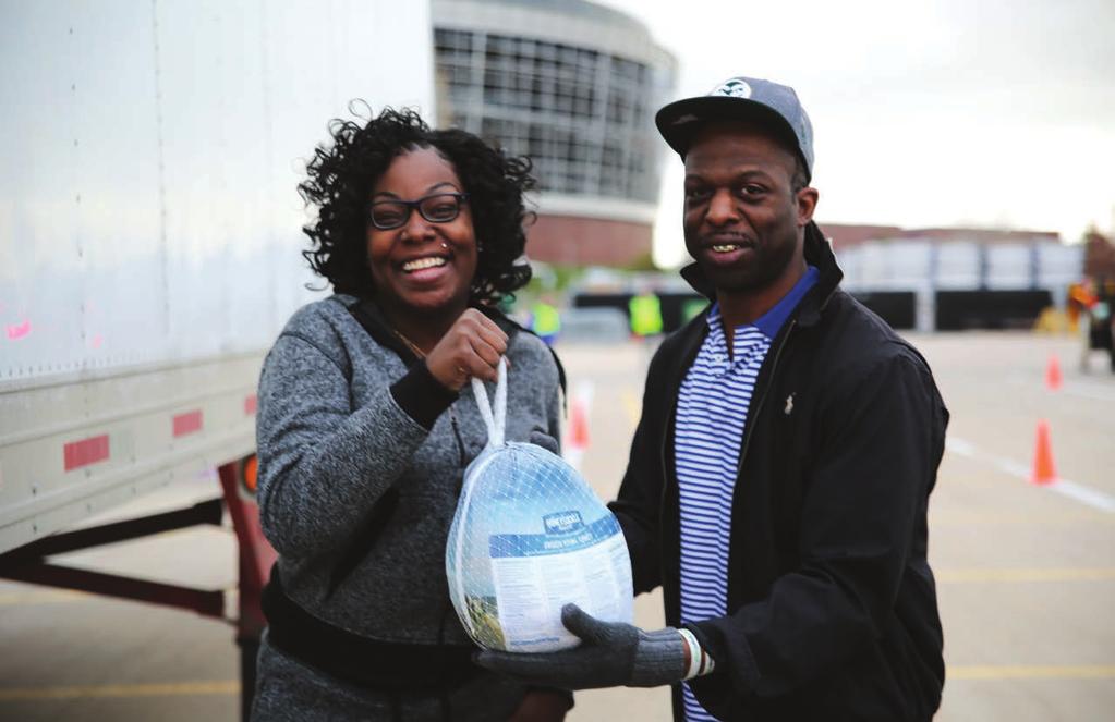 Because of you, we gave 13,120 turkeys to organizations,