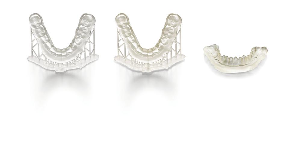 Applications: Splints and Retainers High strength, wear resistant dental products for long term applications.