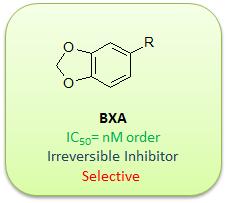 The goal of the study 5F4C (1) IC 50 = 12nM Reversible Inhibitor Not Selective 5F3CA (2) IC 50 = 18nM Reversible Inhibitor Selective HX1 (3) IC 50 = 5nM Reversible Inhibitor Selective?