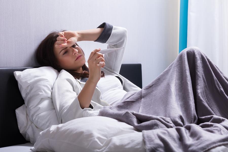 If you are sick with flu symptoms, the CDC recommends that you stay home for at least