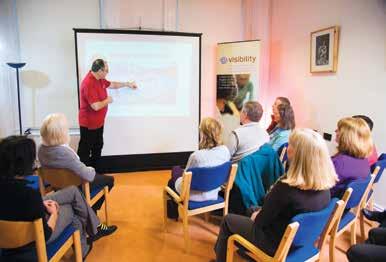 Training The See Hear Project runs a number of training courses for professionals, volunteers and anyone interested in learning more about hearing and sight loss.