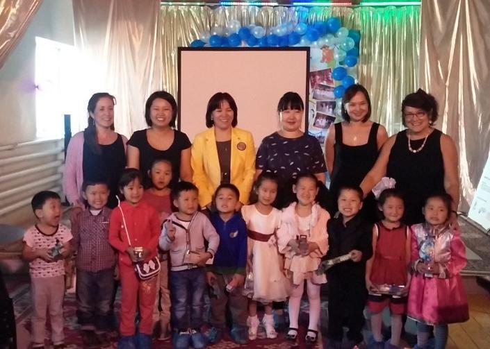 PROJECT CLOSING CEREMONY The project closing ceremony was held on May 26, 2015 at the kindergarten #117 with representatives from the Government agencies of the District, Rotarians, FIRE NGO, company