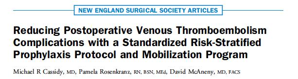 While the Caprini scoring system has been well validated in terms of its predictive value for VTE, to our knowledge this is the first study to demonstrate a