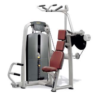 Muscles : primary secondary 93/42 CEE compliant version available Vertical Traction M971 Total Abdominal M983 Arm Curl M992 Arm Extension M945 Outward facing seated position with foot start lever