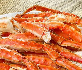 10 1. Alaskan King Crab High in protein and low in fat, the sweet flesh of the king crab is spiked with zinc a whopping 7 milligrams per 3.5-ounce serving.