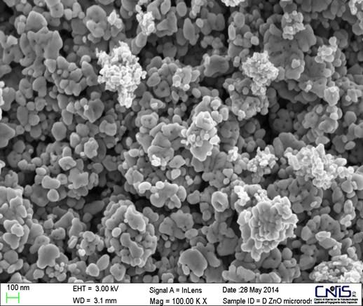 Synthesis of ZnO Nanoparticles ZnO nanoparticles were synthesized through the hydrothermal chemical precipitation route reported earlier by M. A. Moghri Moazzen et al. 2. In brief, 0.