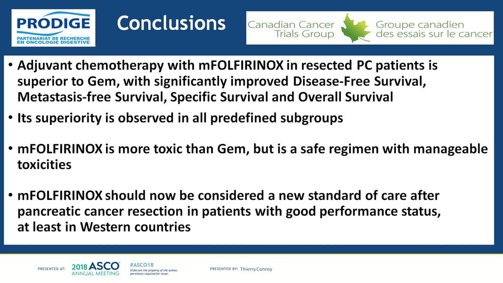 Conclusions Presented By Thierry