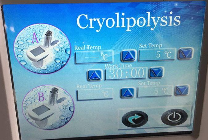 Touch the screen to choose each functions 2. Cryolipolysis Operation 1.