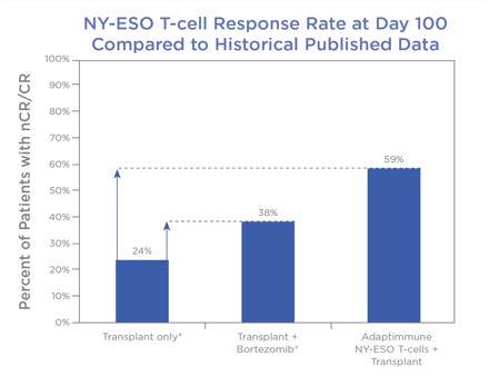 Deep Pipeline Across Major Cancers NY-ESO SPEAR T-cell Development Program: Multiple Myeloma SPEAR target Indication Notes Pre-IND Phase I / II Registration NY-ESO Multiple myeloma Autologous SCT
