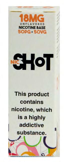 TPD COMPLIANT NICOTINE BASE NicShot is a perfect solution to enrich your e-liquid