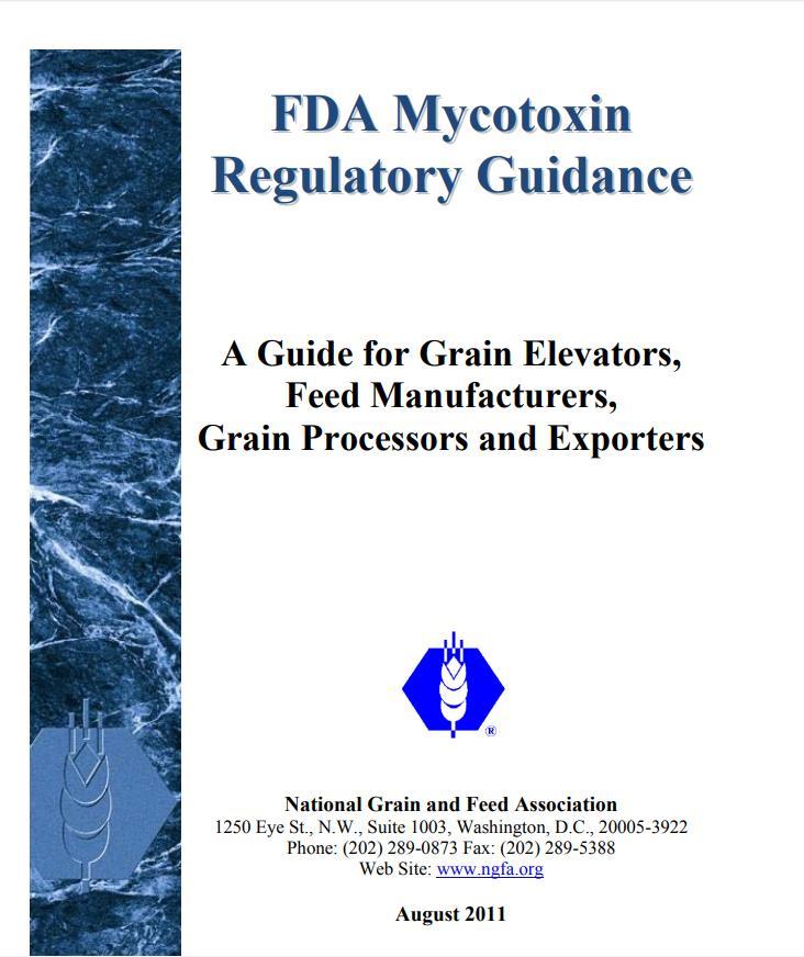 Mycotoxin Limits in Feed Mixing Instructions https://www.ngfa.