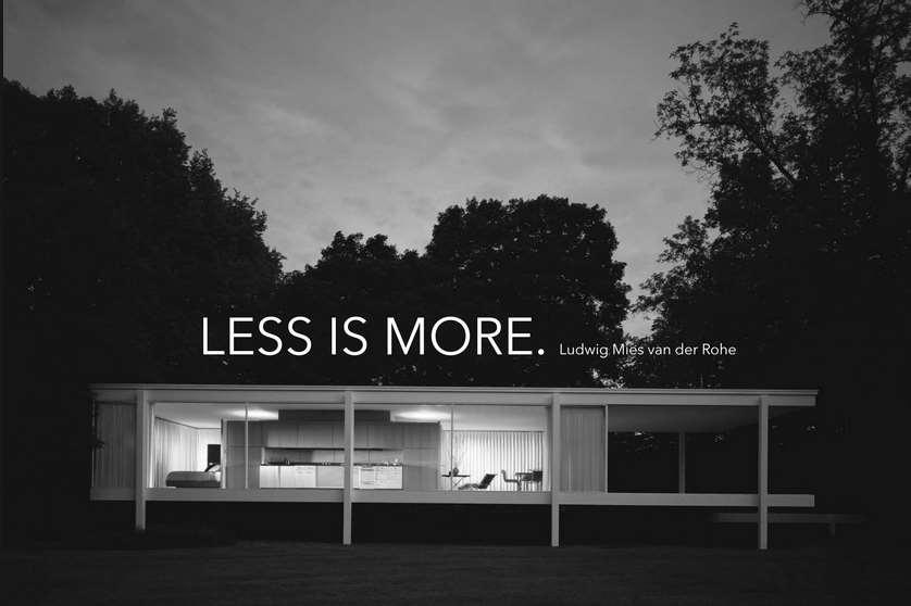 Less is