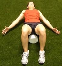 sweeping cleansing breaths up from abdomen and head Reverse direction and start in