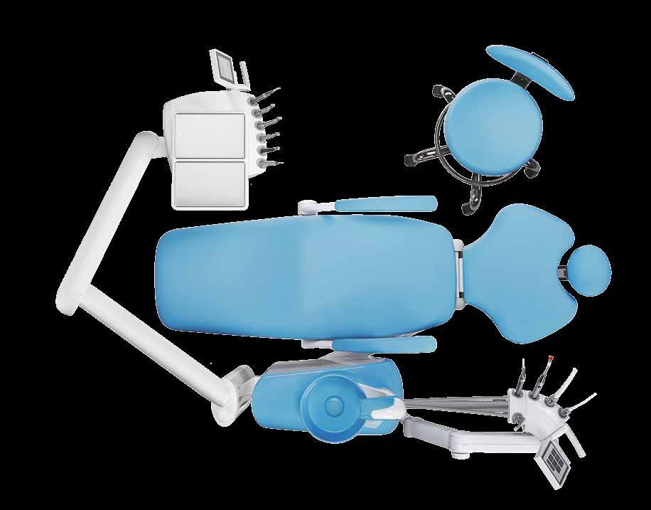 20 / 21 Performance Ergonomic design, perfect access to patient and all accessories at your fingertips: everything you and your assistant need to work comfortably and perform at your best.
