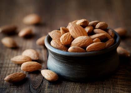calcium / 30g) Almonds (60mg / 25g)