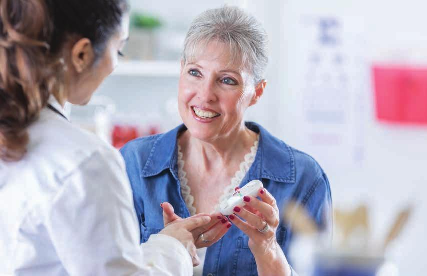 Keep your diabetes in check Check in, check up, check back Diabetes can be a lot to manage.