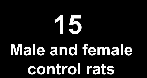female control rats 15 rats given 200 ppm KBrO3 In