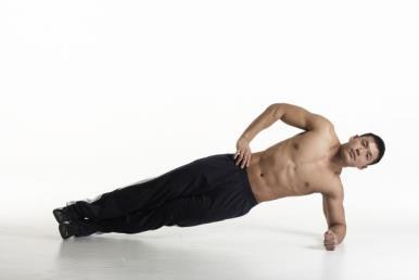 Exercise 4: Side planking Week 1: Side plank 1x 20 sec hold each side Week 3 Progression: Side plank 1x 30