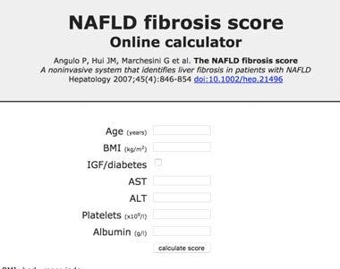 NAFLD Fibrosis Prediction Tools: NAFLD