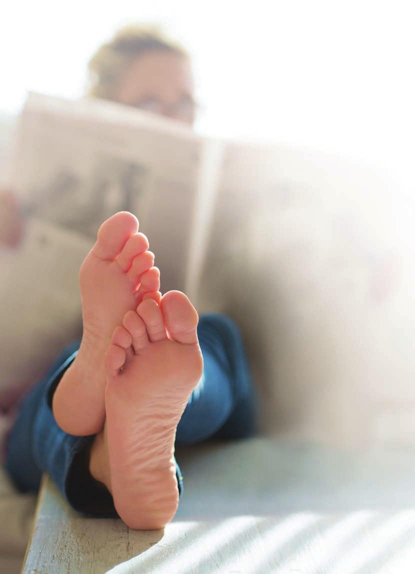 GettinG softer, smoother feet takes time.