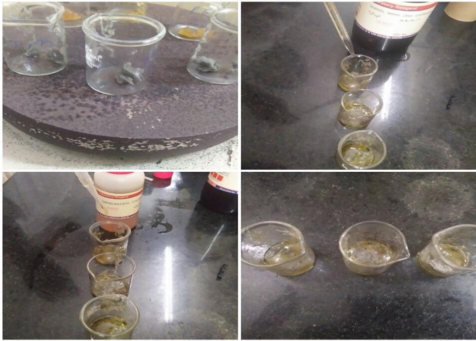 Trupti Patil, Ashvini Deshmukh. Pharmaceutical Development & Anti-Microbial Study (in vitro) of Tankanamruta Malahar Rancidity test (Kreis test) The test depends oxidative rancidity.