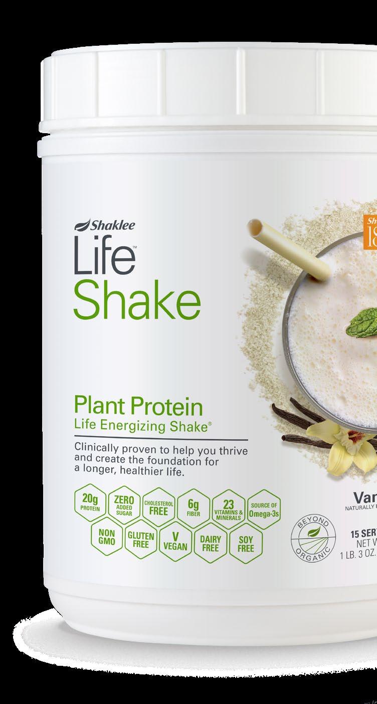 The Shaklee 180 program includes: Life Shake - the foundation of the Shaklee 180 program Clinically proven to help you thrive and create the foundation for a longer, healthier life Increased energy