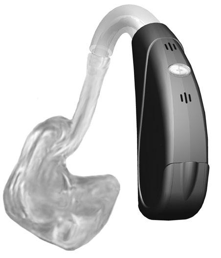 Your BTE hearing aids at a glance Micro BTE hearing aids 1 Earhook - your custom made earmold attaches to your hearing aids using the earhook 2 Microphone - sound enters your hearing aids through the