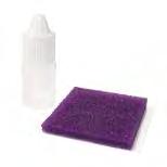 procedure Non-abrasive lint free applicator sponge allows the cleaning of