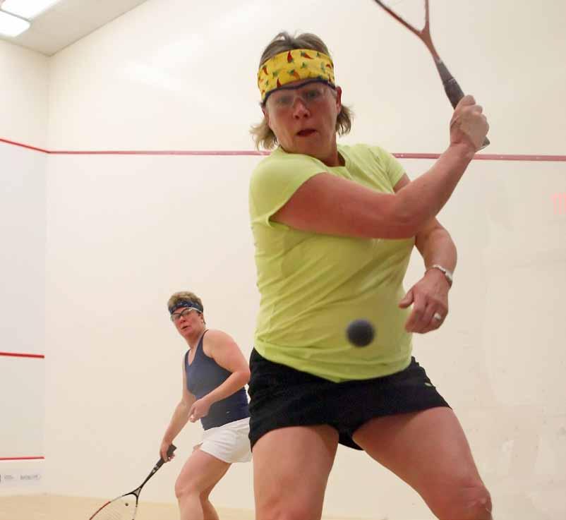 Players competing in Masters squash tournaments should follow the same steps as the younger competitive players.