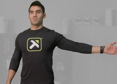 MCT - BODY POSITION Bring the palm in toward the chest.