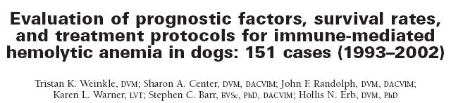 Dogs that died Lower platelet counts Higher median neutrophil counts Lower median albumin Lower median potassium Higher median creatinine