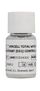 (SPUTUM) Code: MBTC014 Analytes: 5 vials x Mycobacterium tuberculosis rpob mutation (S531L) 5
